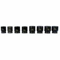 Keen 8 Piece 0.75 in. Drive 6 Point Standard Impact Socket Set KE3536257